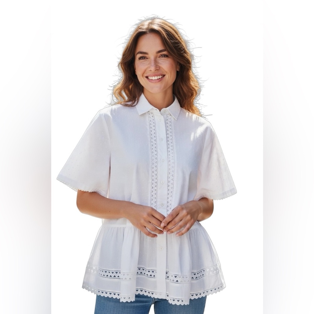 NWT’s Kate Spade Brooke Street peplum style cottage core coastal core sh…